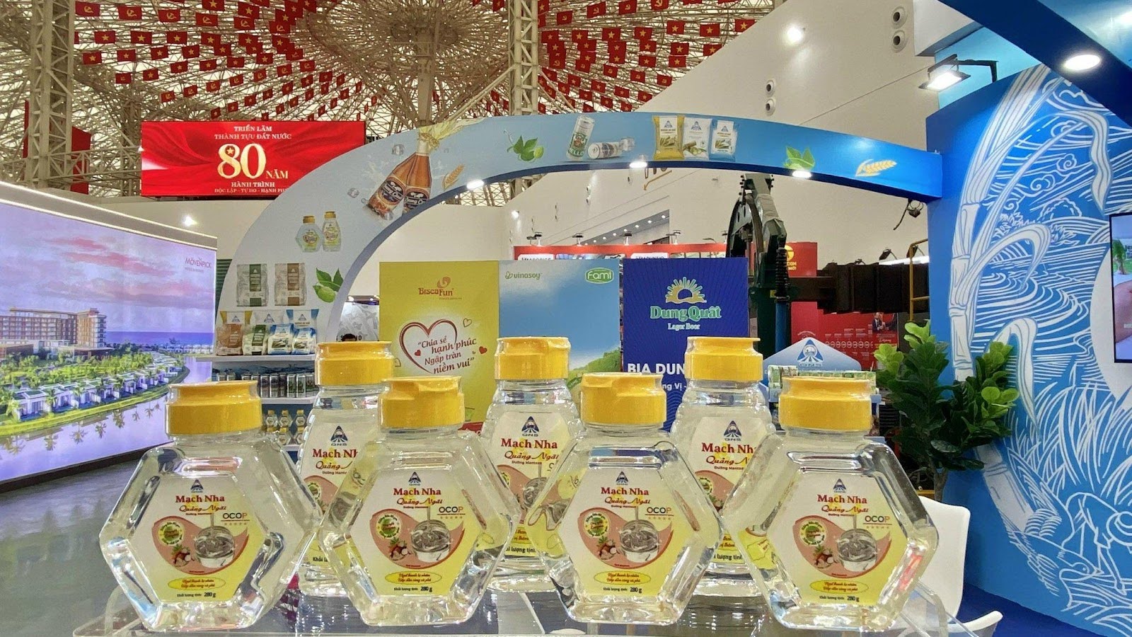 Sản phẩm Ocop 5 sao Mạch Nha Quảng Ngãi - Đường mantoza tại gian hàng QNS